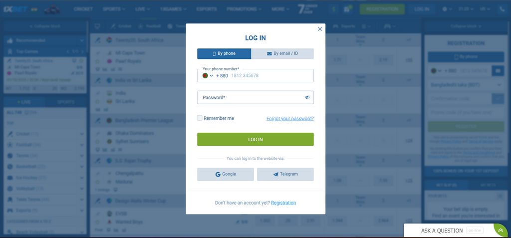 Verifikasi Akun 1xBet Indonesia Baru