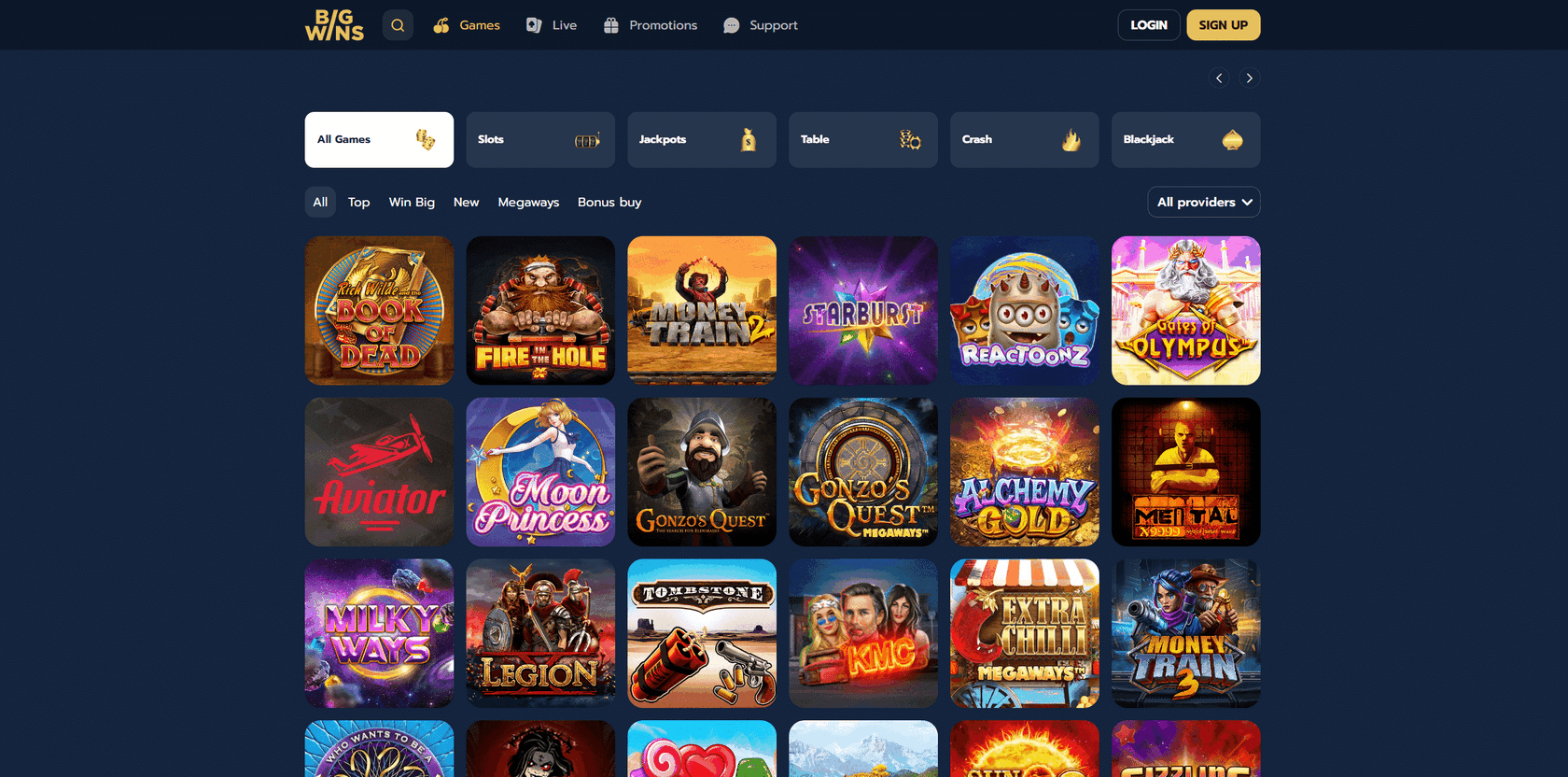 Big Wins Gambling Establishment